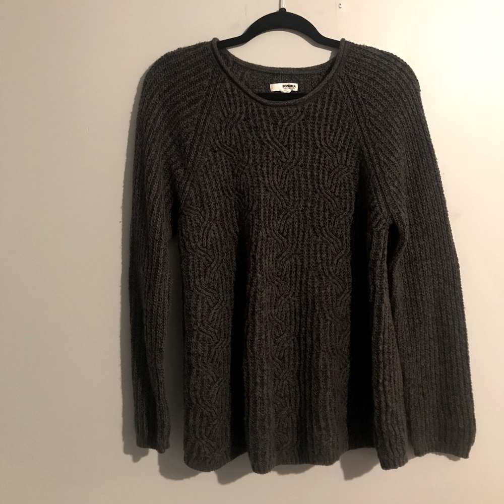 Sonoma woven knit oversized sweater size large